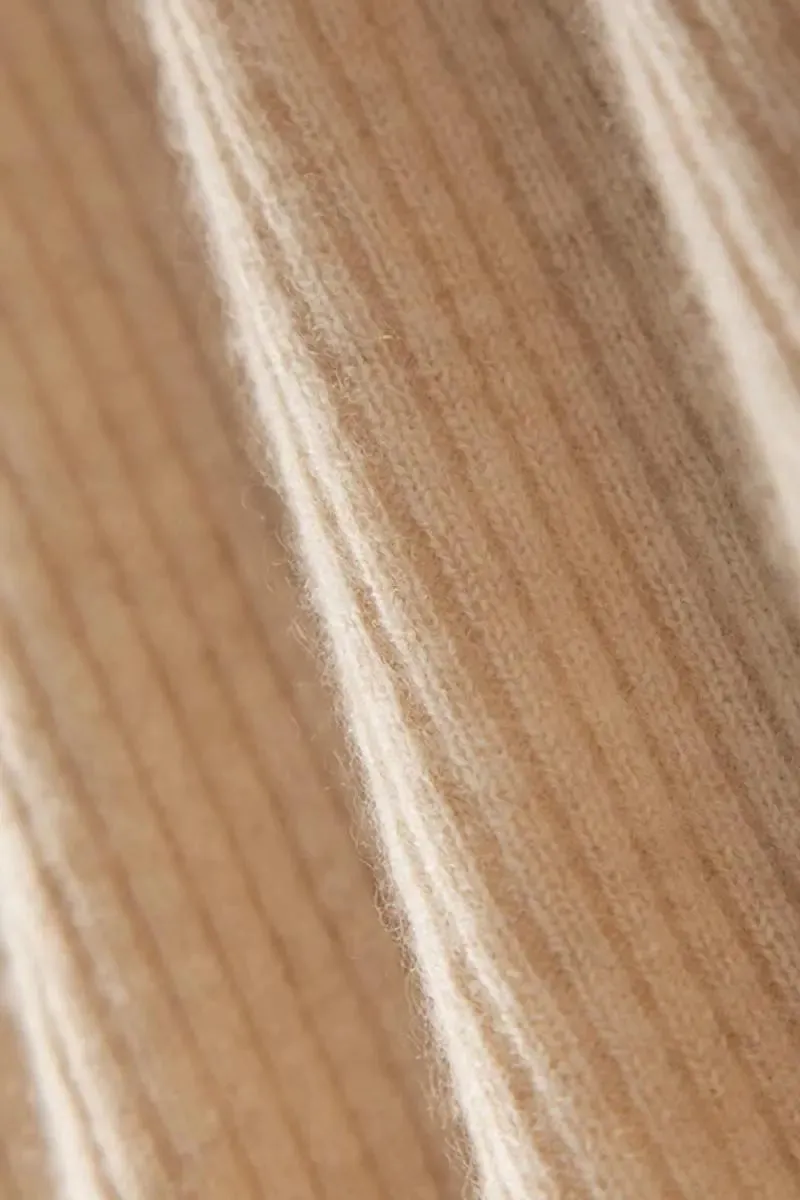100 Cashmere Sleeveless Rib-Knit Midi Sweater Dress