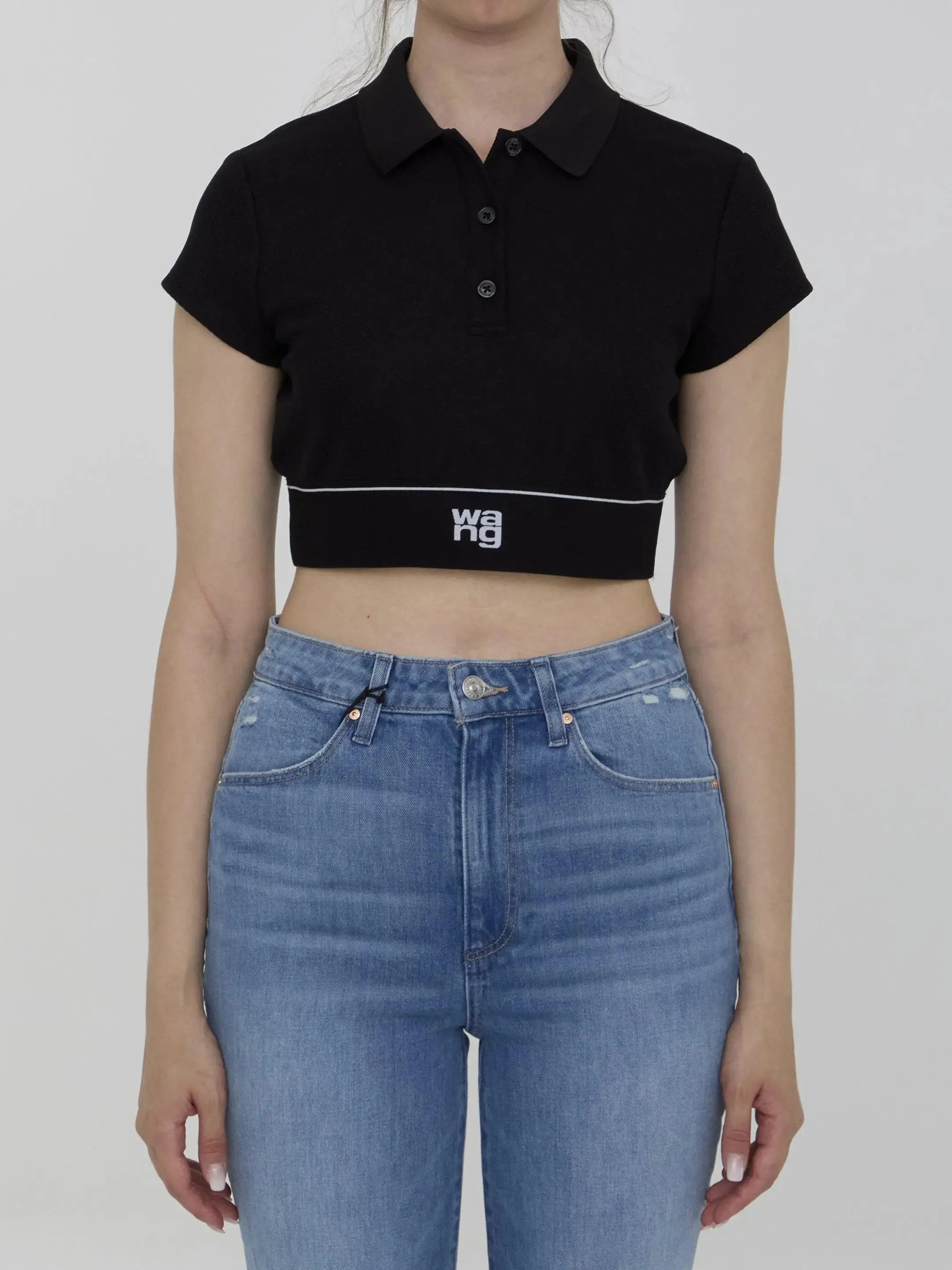 Alexander Wang Cheerleader Polo Top