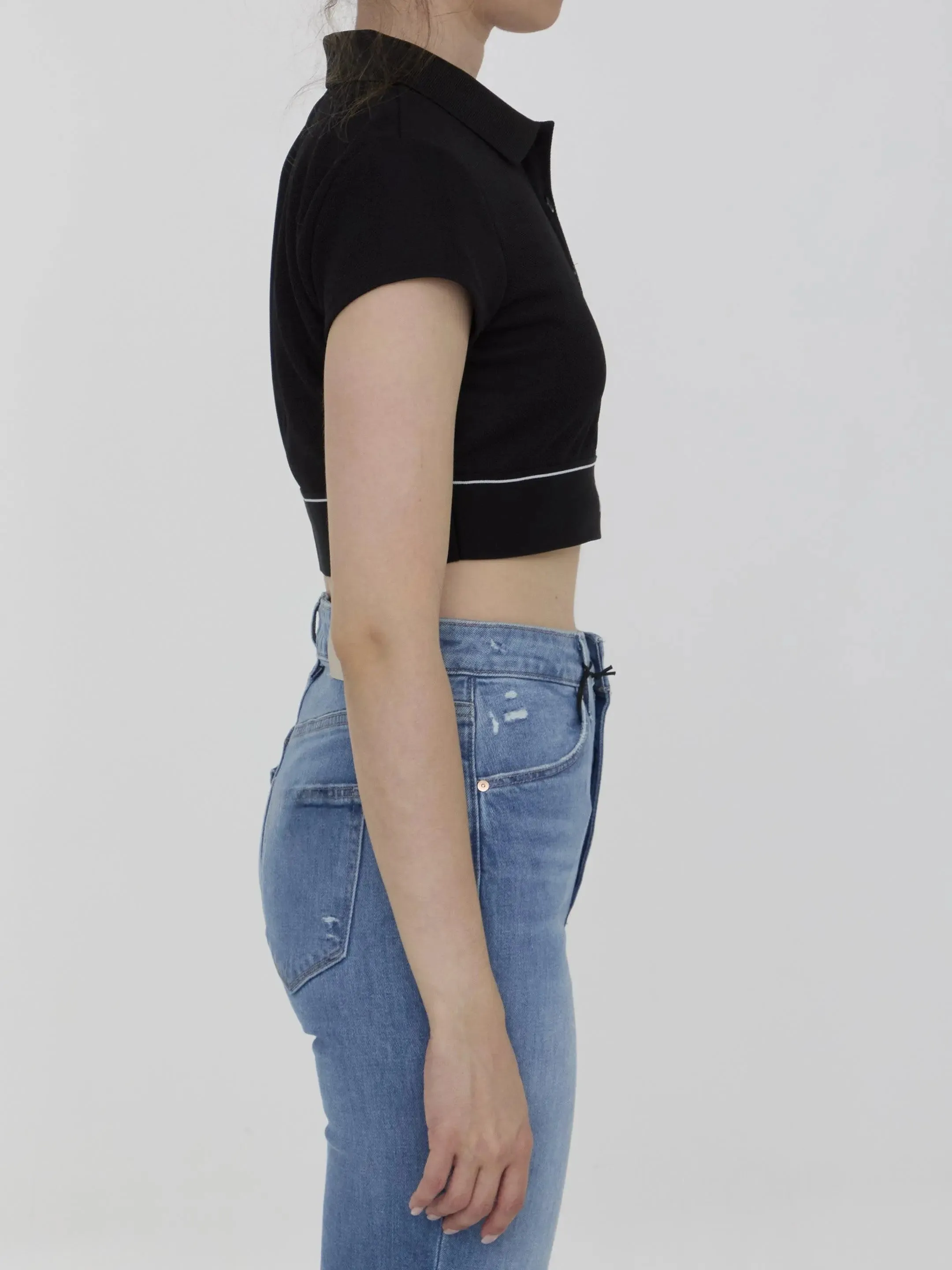 Alexander Wang Cheerleader Polo Top