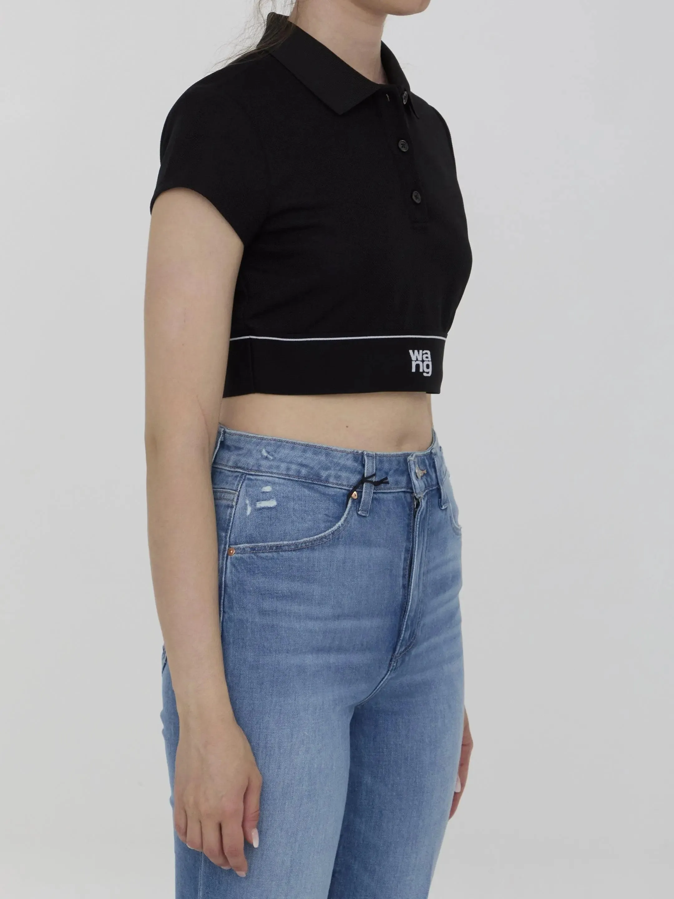 Alexander Wang Cheerleader Polo Top