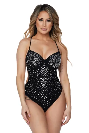 Bra Top Stones Bodysuit
