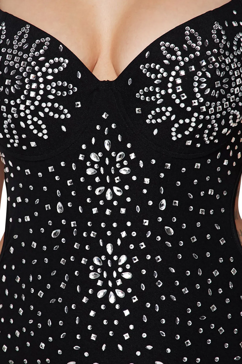 Bra Top Stones Bodysuit