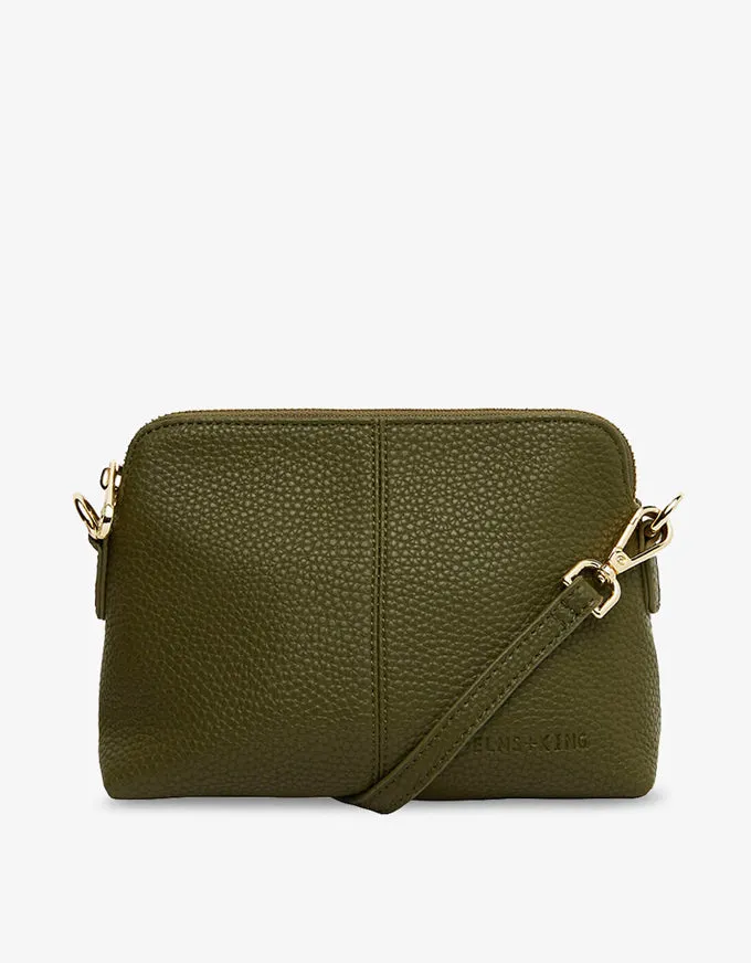 Burbank Crossbody Khaki Pebble