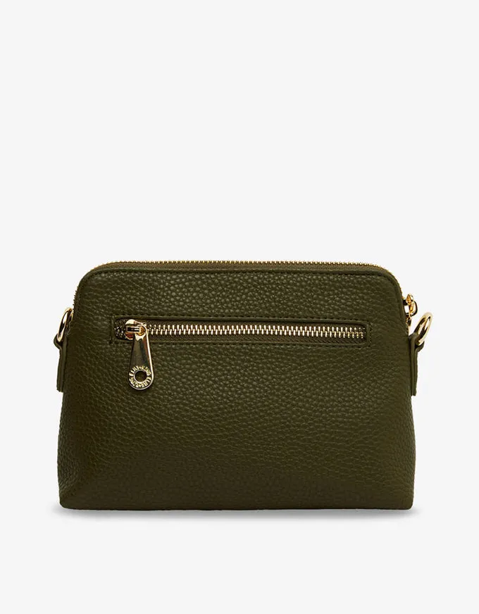Burbank Crossbody Khaki Pebble
