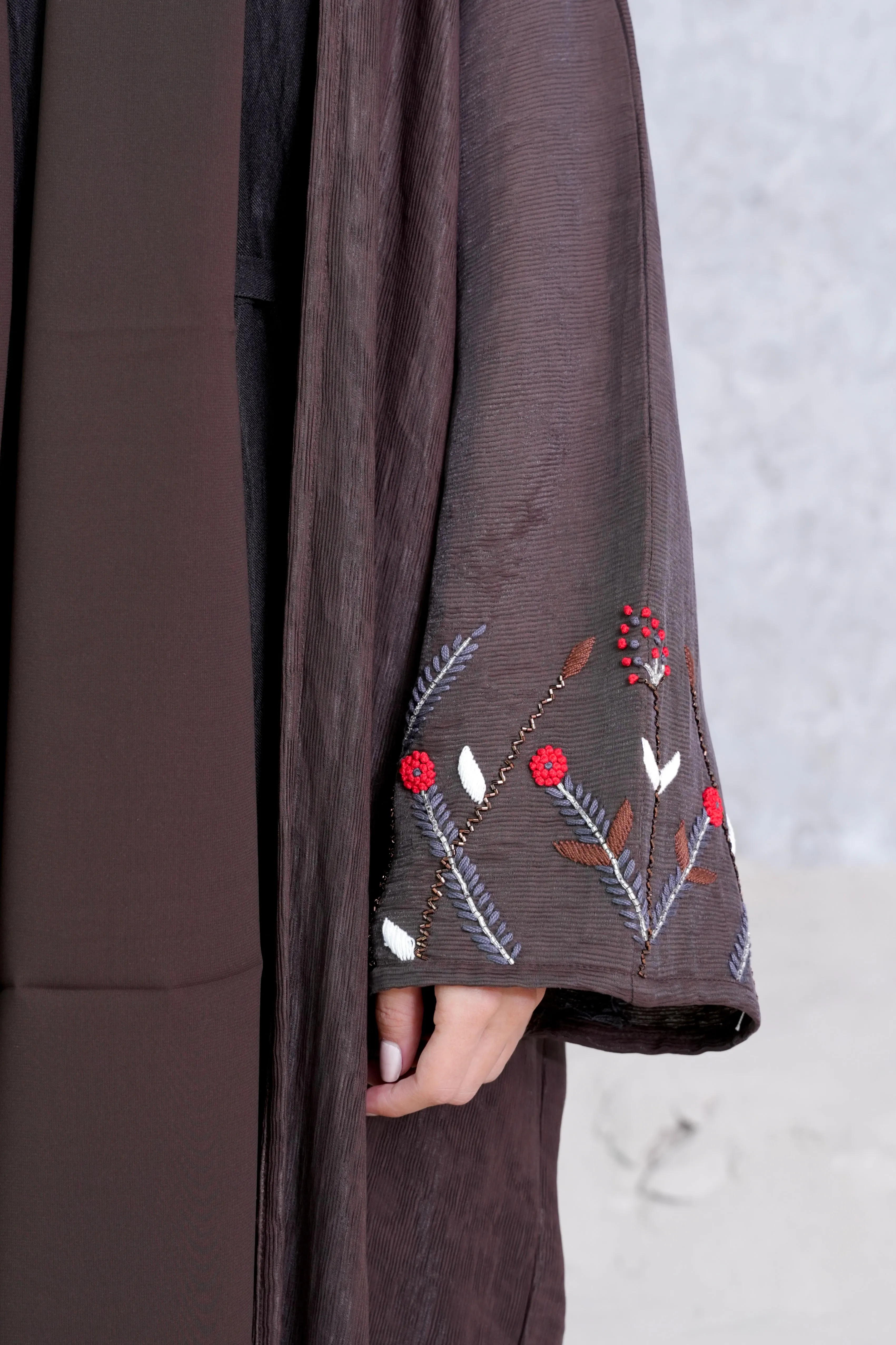 CLASSIC BROWN BISHT ABAYA #371