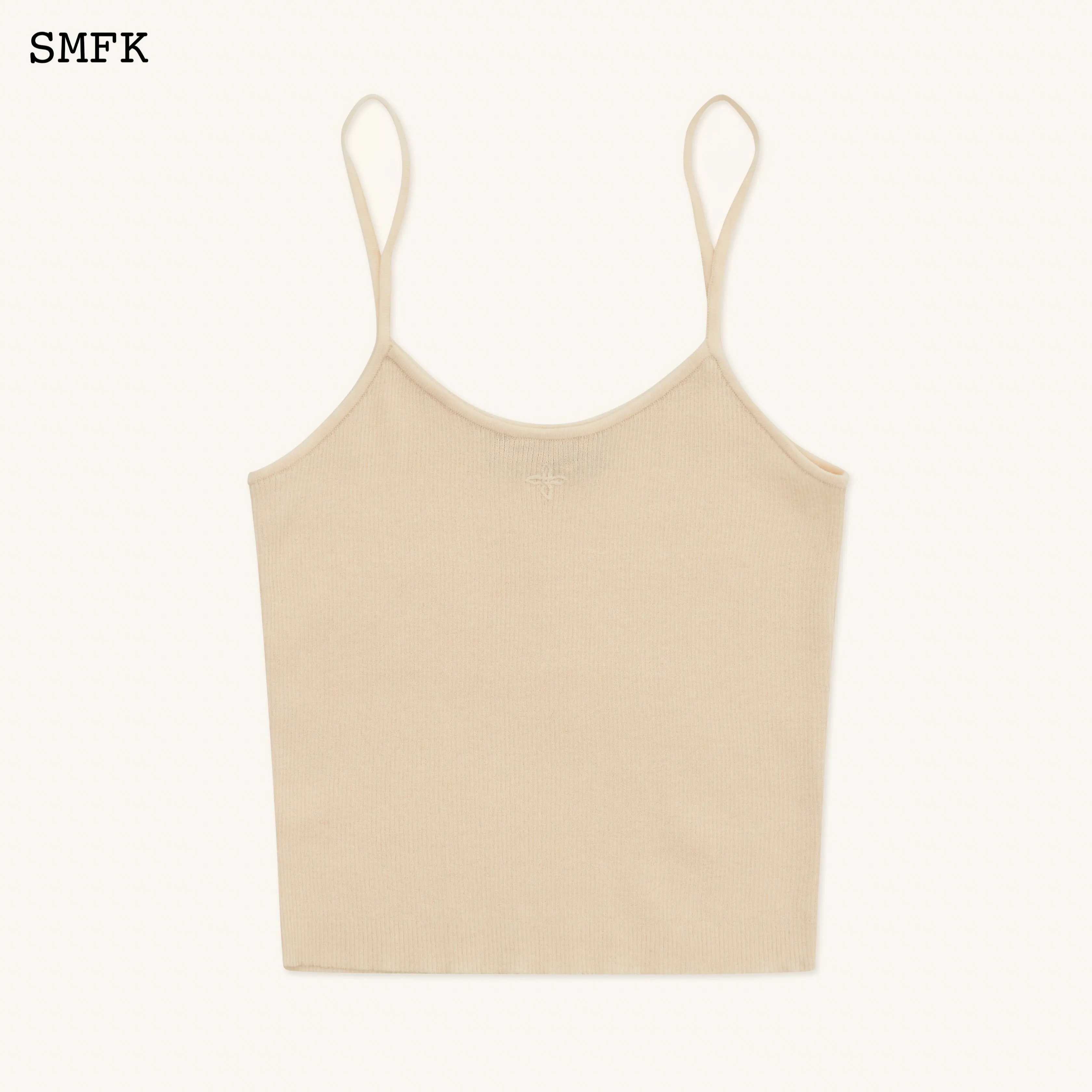 Compass Cross Classic Knitted Vest Top White