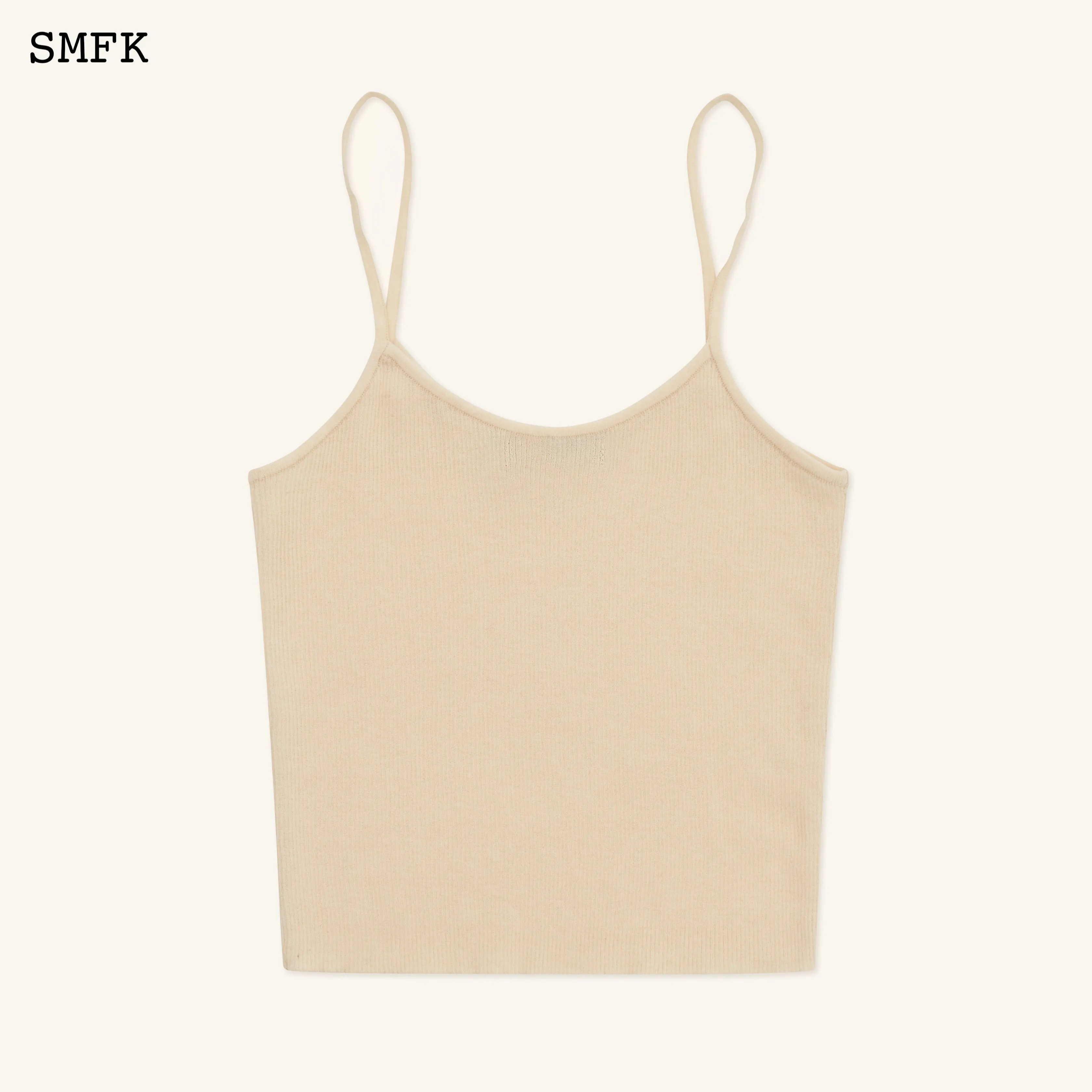Compass Cross Classic Knitted Vest Top White