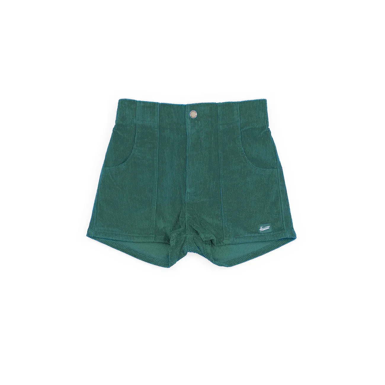 Corduroy Shorts in Forest Green