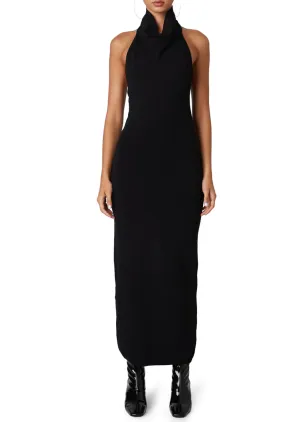 Cowl Neck Halter Midi Dress
