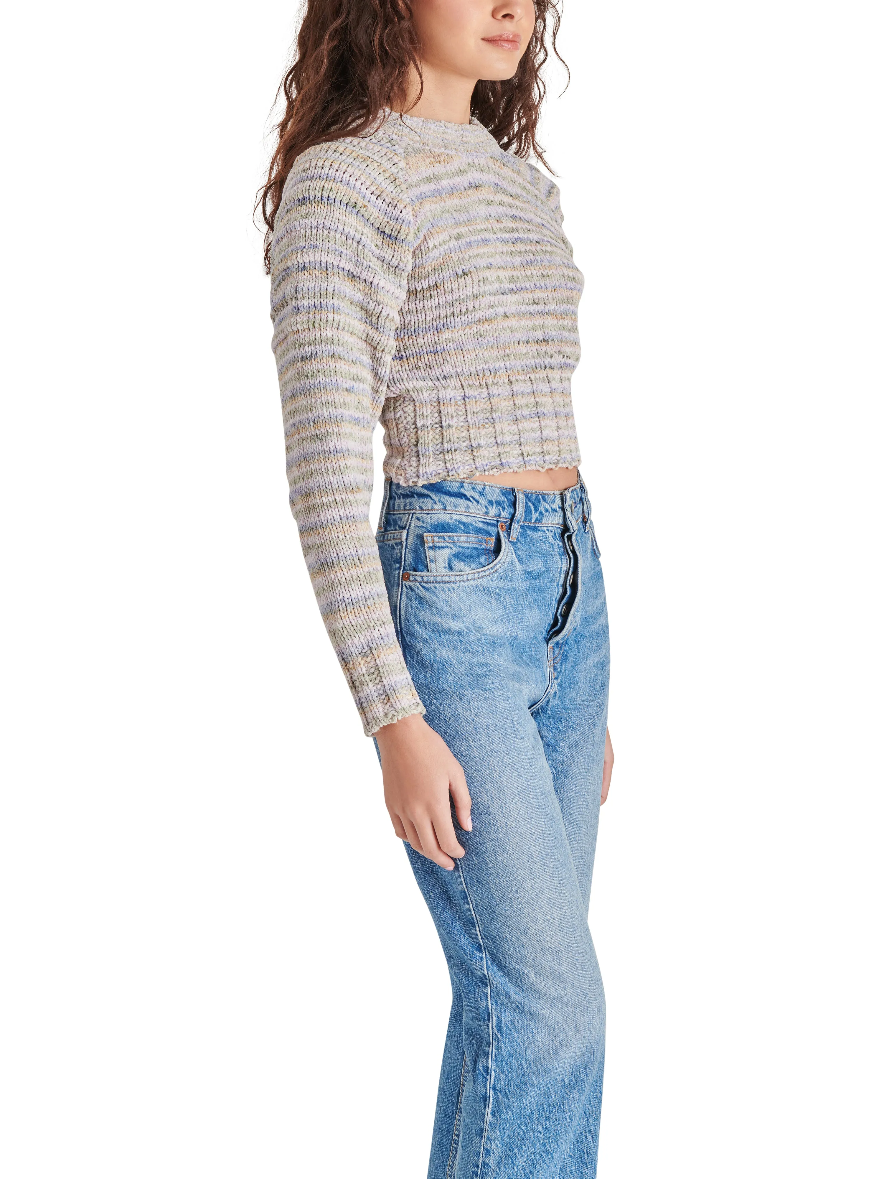 Dana Lavender Knit Sweater
