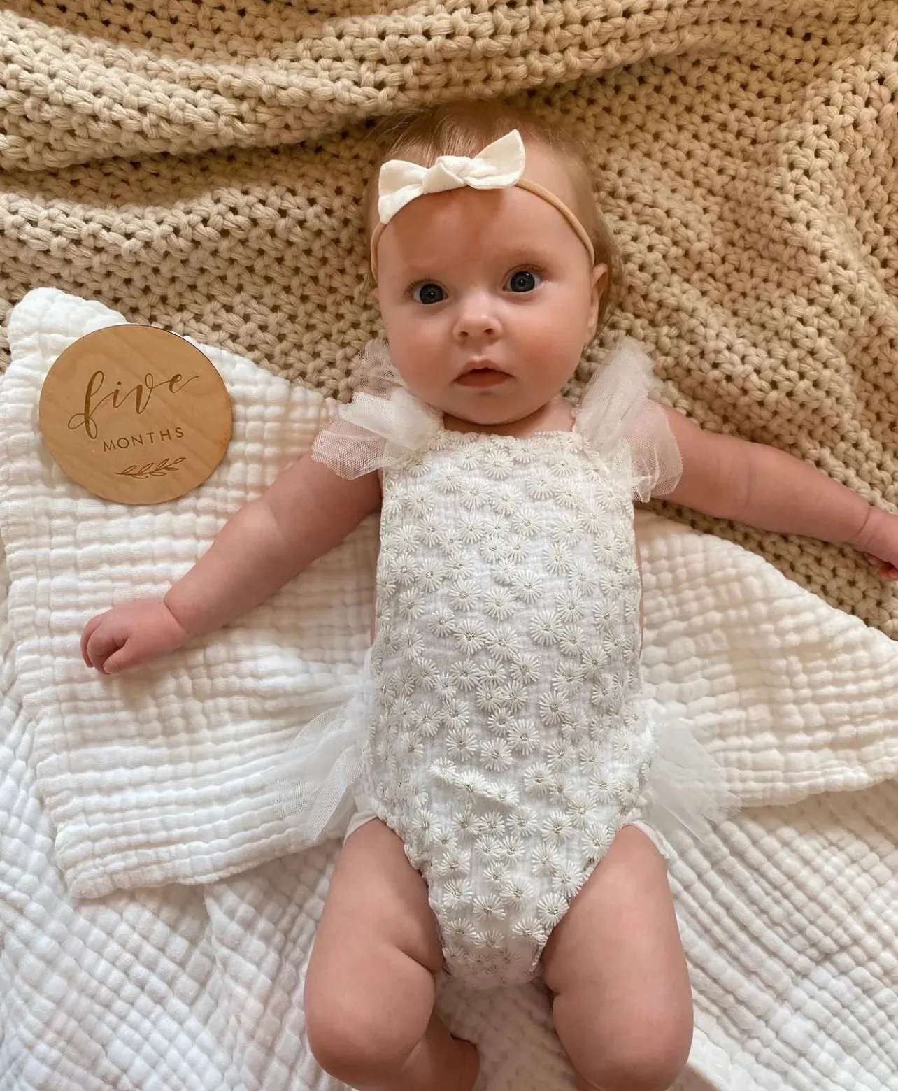 Emmy Floral Lace Romper
