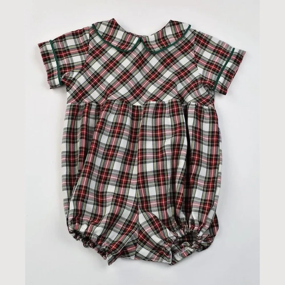 Funtasia Too Holiday Plaid Boy Bubble