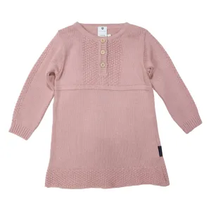 Herringbone Knit Dress Pink