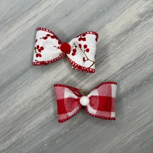 Holly Jolly - Classic - 8 Medium Bows