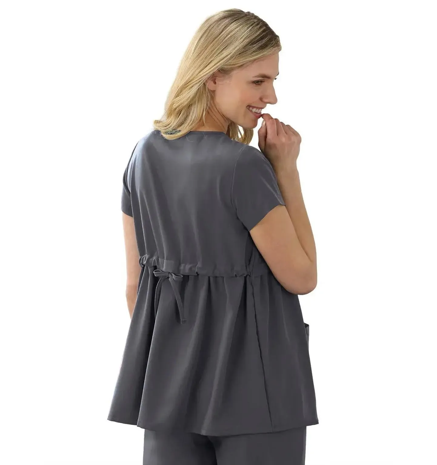 Jockey Scrubs Women's Empire Waist Maternity Top
