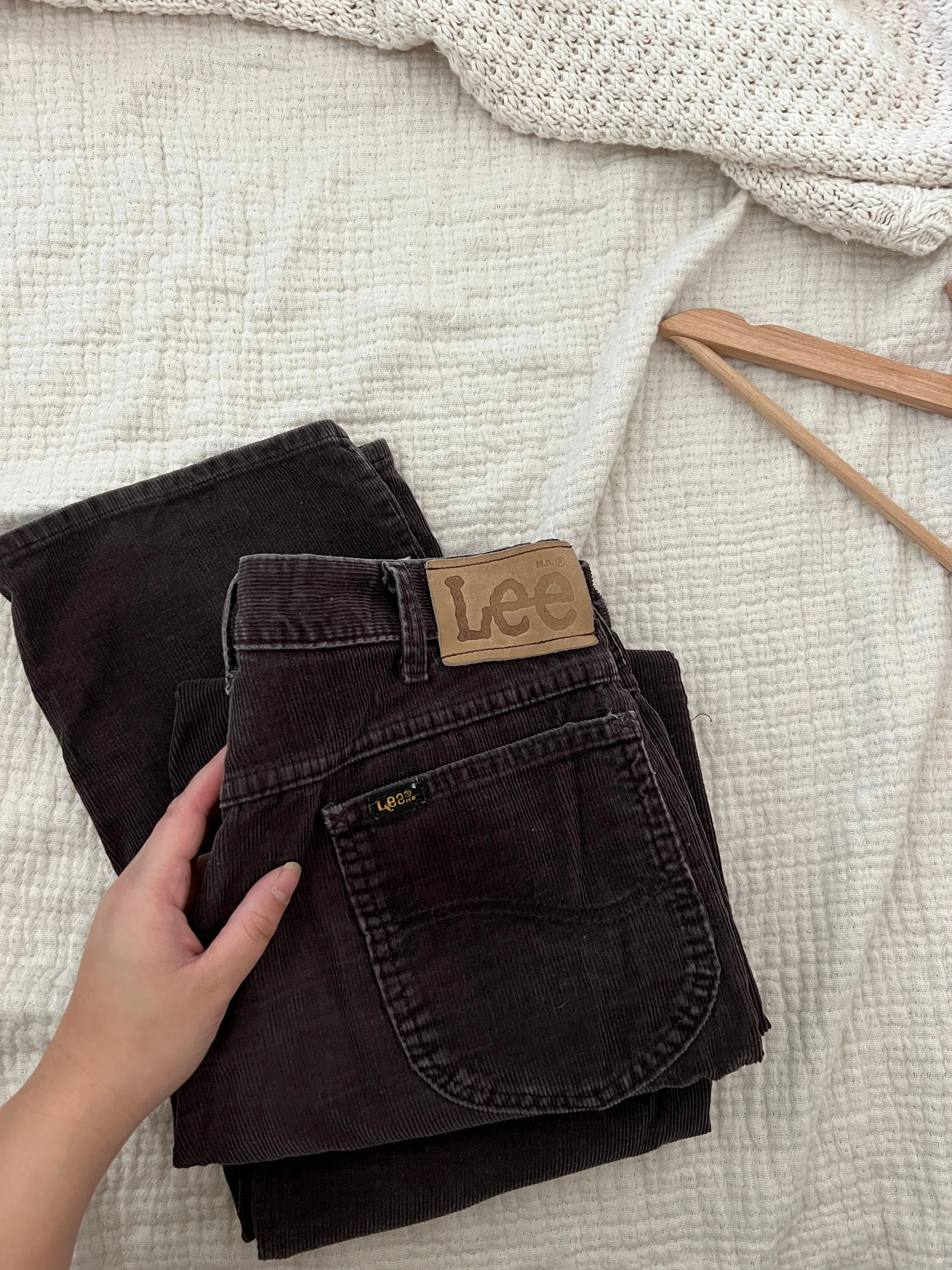 Lee Brown Corduroy Pants (29)
