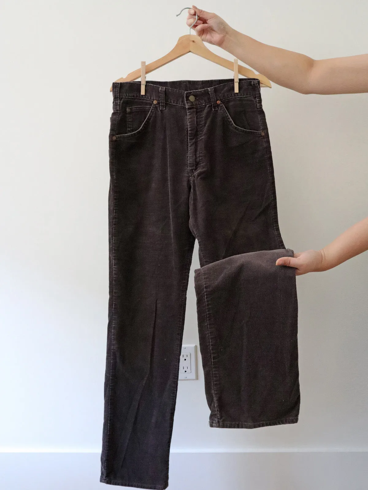 Lee Brown Corduroy Pants (29)