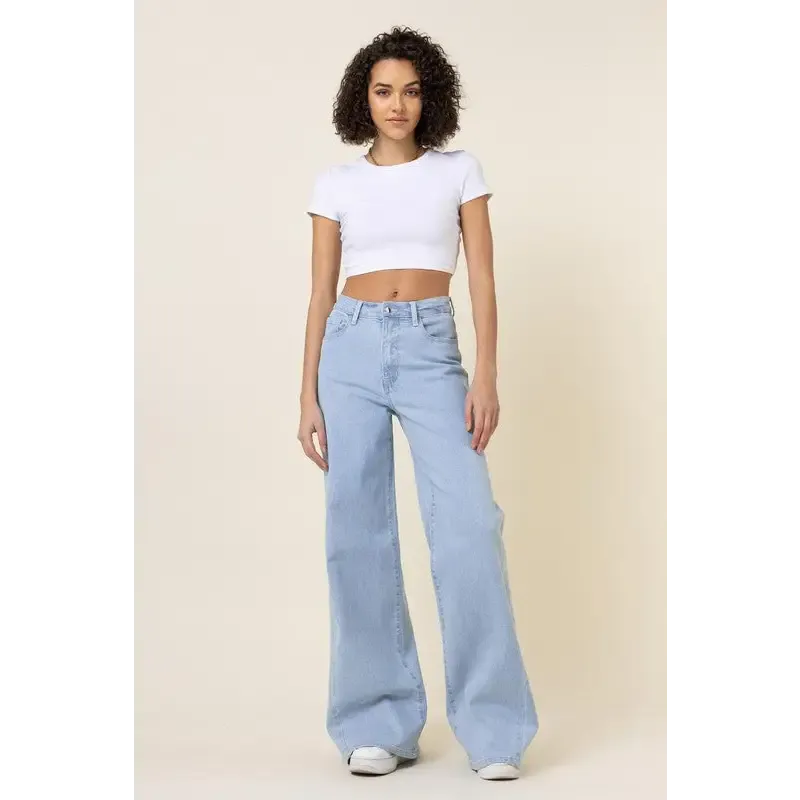 Low Rider Wide Leg Jeans