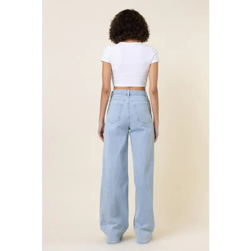 Low Rider Wide Leg Jeans