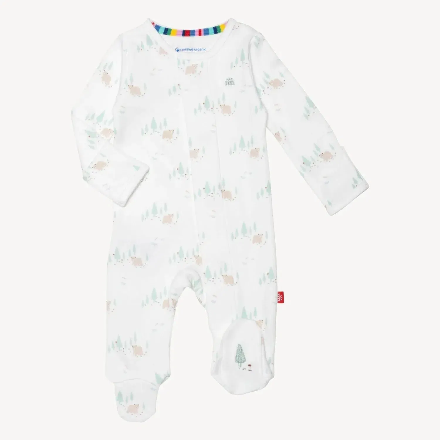 Magnetic Me - Organic Cotton Footie - Babe in the Woods