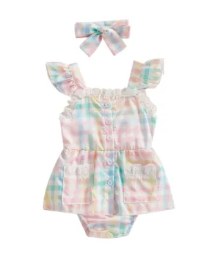 MaryAnn Gingham Romper