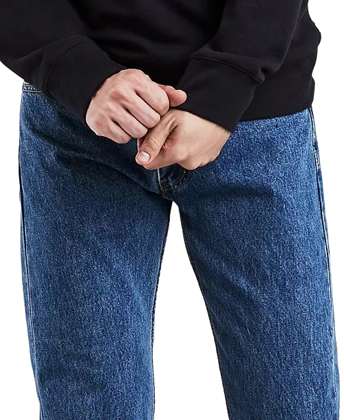 Men's Blue Levi's 505 Jeans Regular-Fit