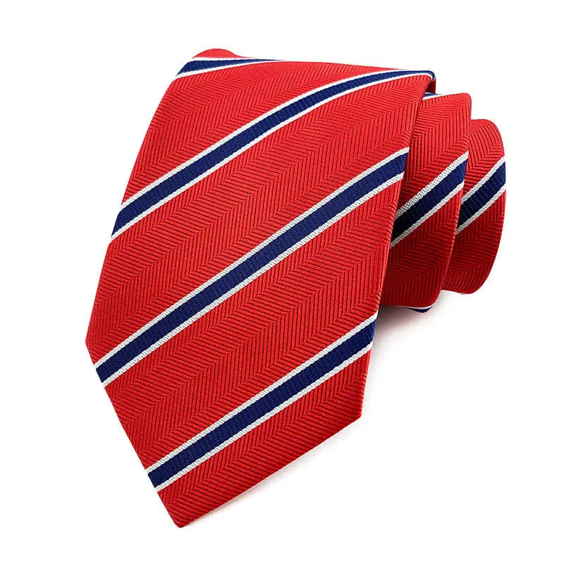 Men's Preppy Urban Striped Necktie
