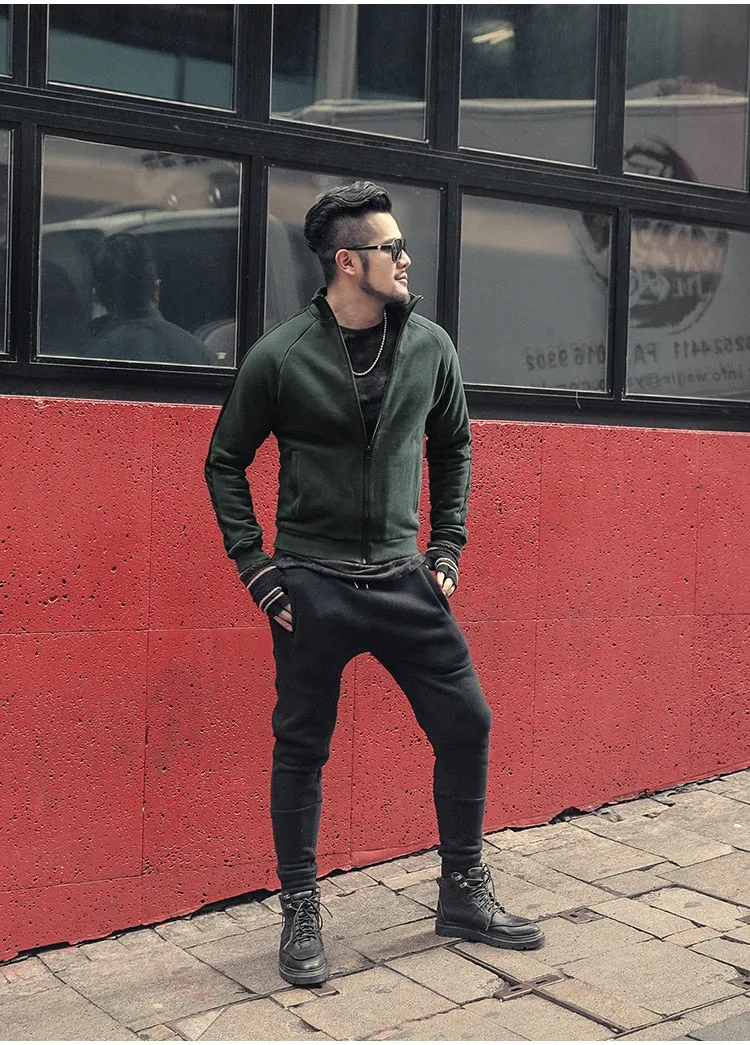 Men's Spring/Autumn Casual Cotton Elastic Waist Jogging Pants