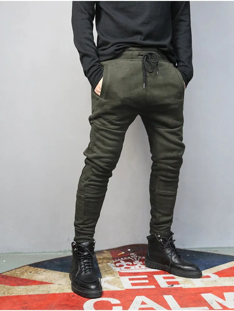 Men's Spring/Autumn Casual Cotton Elastic Waist Jogging Pants