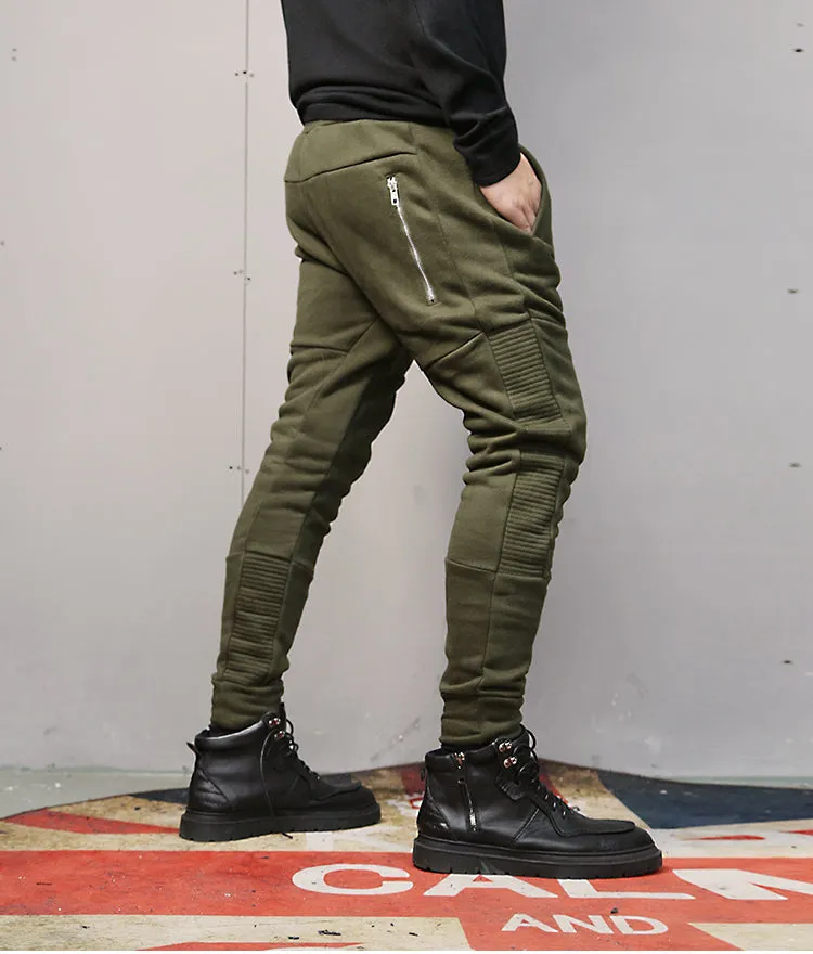 Men's Spring/Autumn Casual Cotton Elastic Waist Jogging Pants