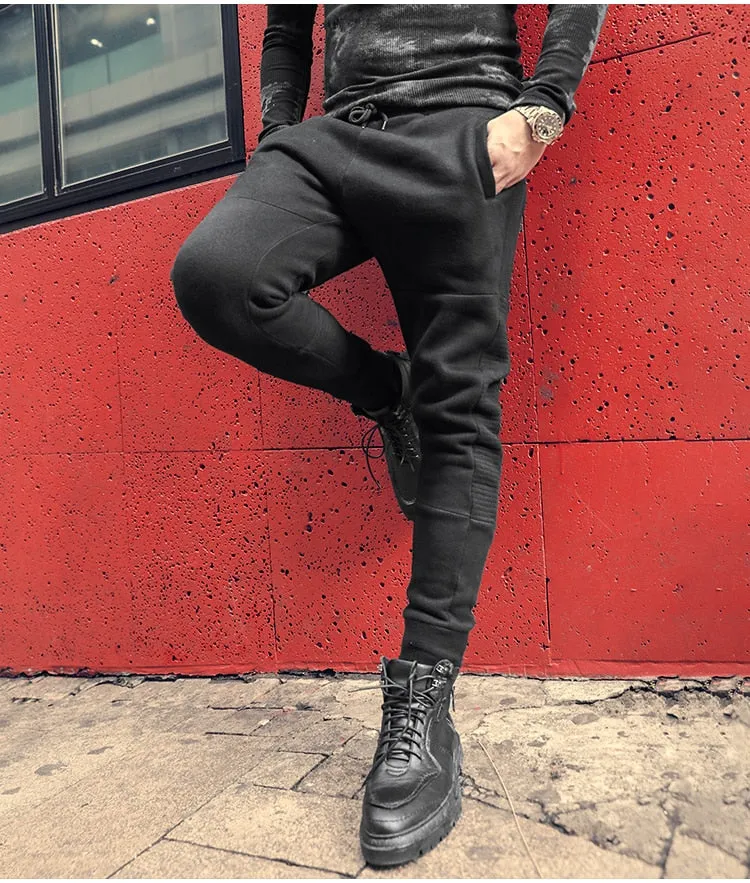 Men's Spring/Autumn Casual Cotton Elastic Waist Jogging Pants