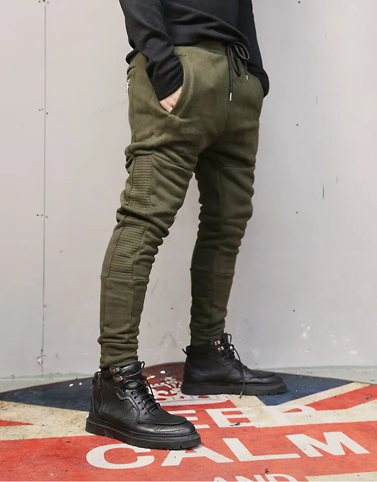 Men's Spring/Autumn Casual Cotton Elastic Waist Jogging Pants