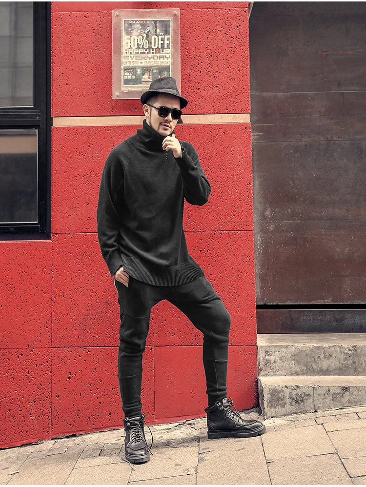 Men's Spring/Autumn Casual Cotton Elastic Waist Jogging Pants