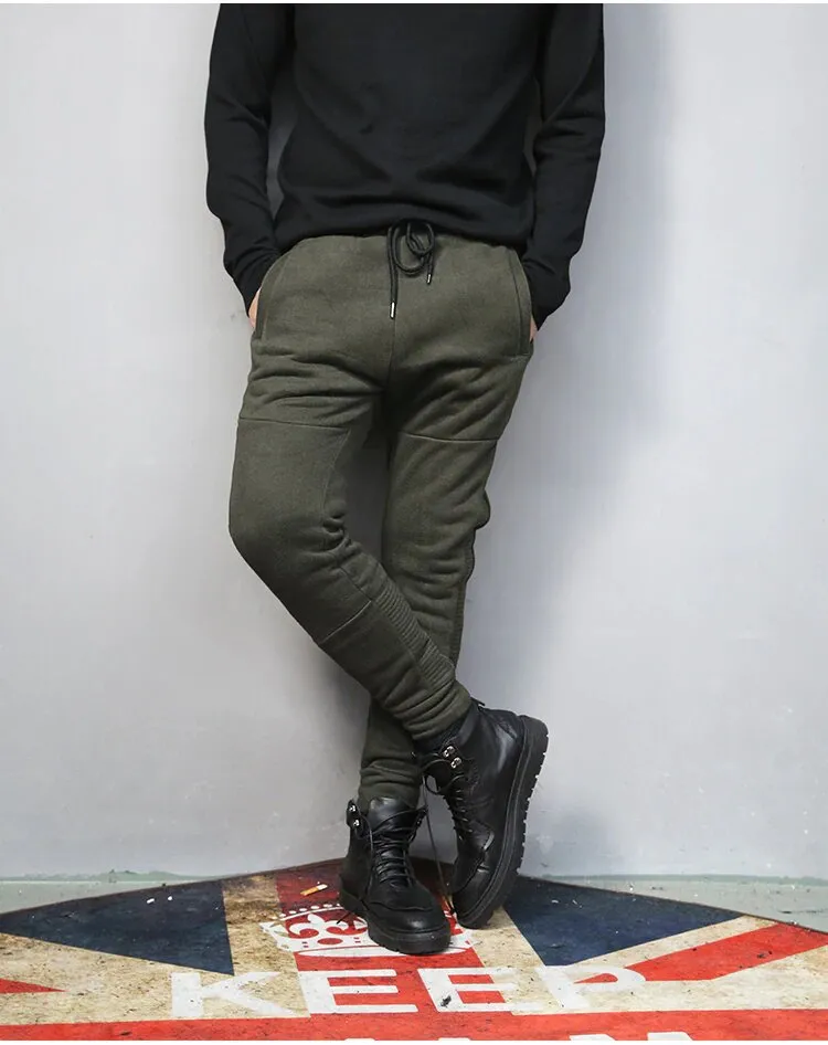 Men's Spring/Autumn Casual Cotton Elastic Waist Jogging Pants
