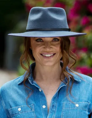 Meribel Fedora Slate Blue BD649