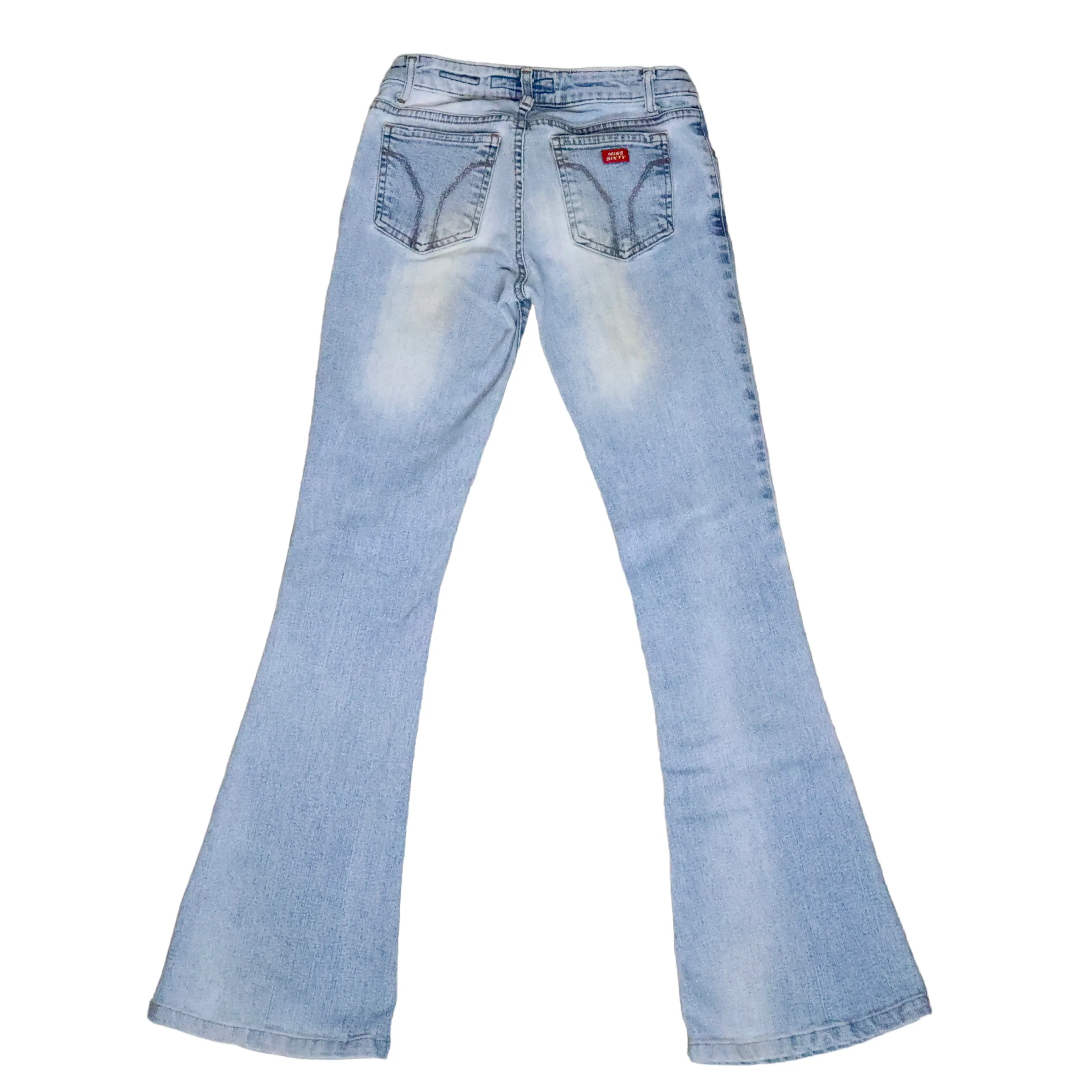 Miss Sixty Low Rise Flare Jeans (XS)