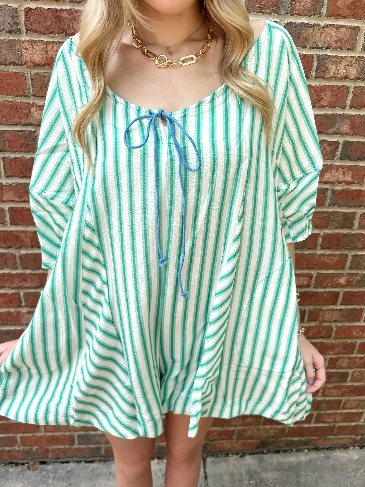 Natalie Romper Green