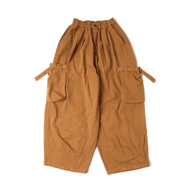 Oversize Cargo Wide Pants