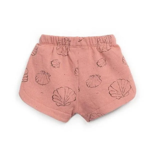 Play Up - Organic Cotton Shorts - Coral Shells