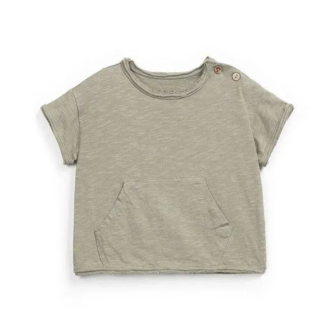 Play Up - Organic Jersey T-Shirt - Sage Green