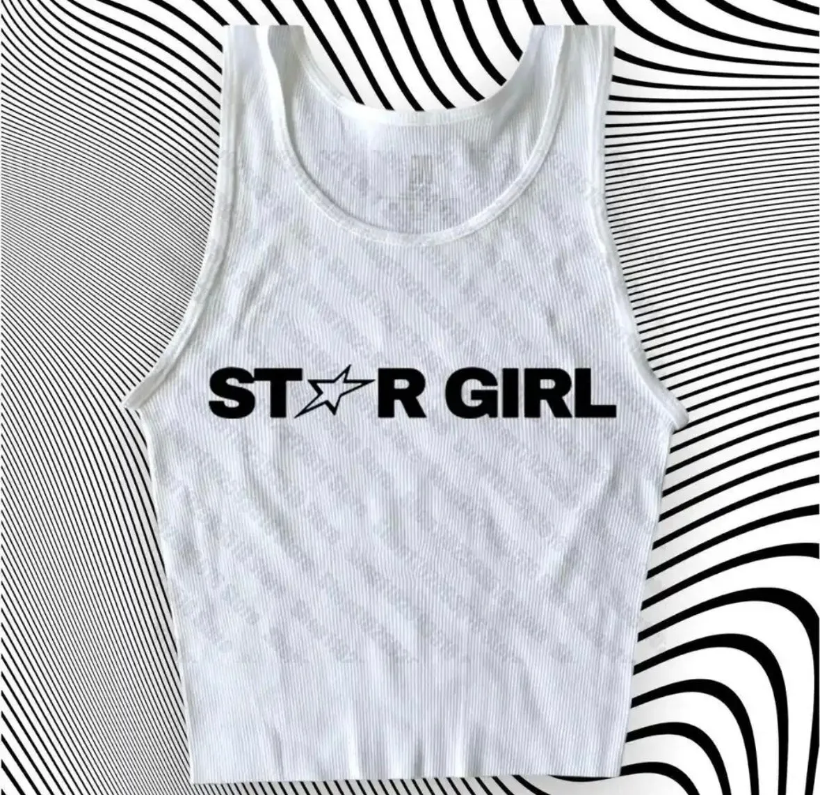 Star girl slogan crop top