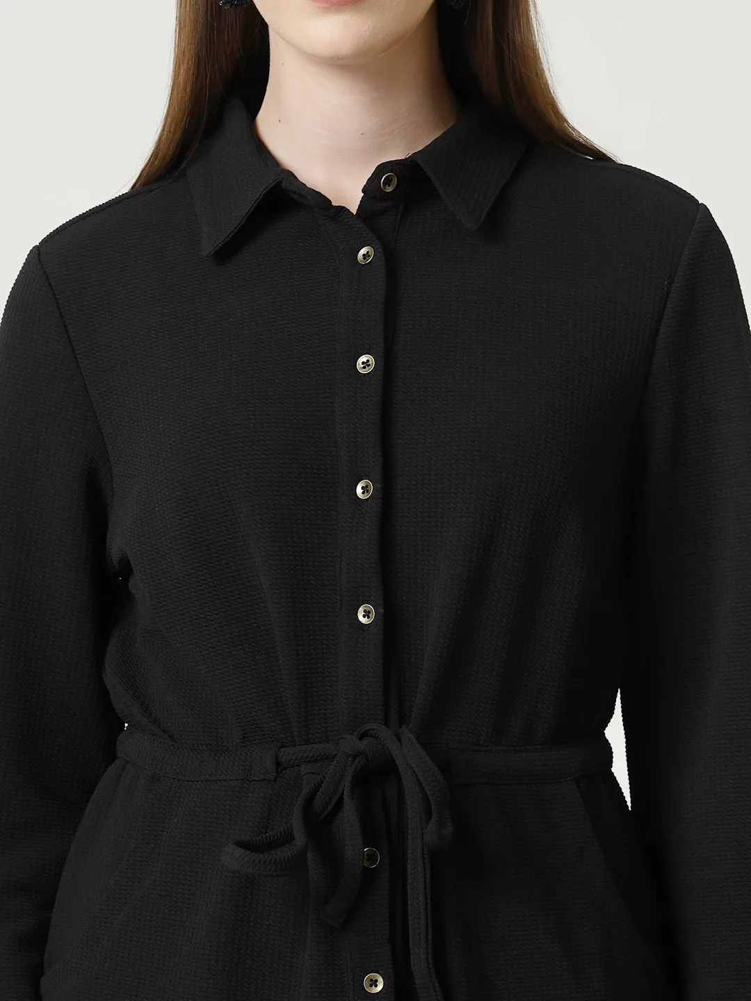 Style Quotient Women Black Knit dress