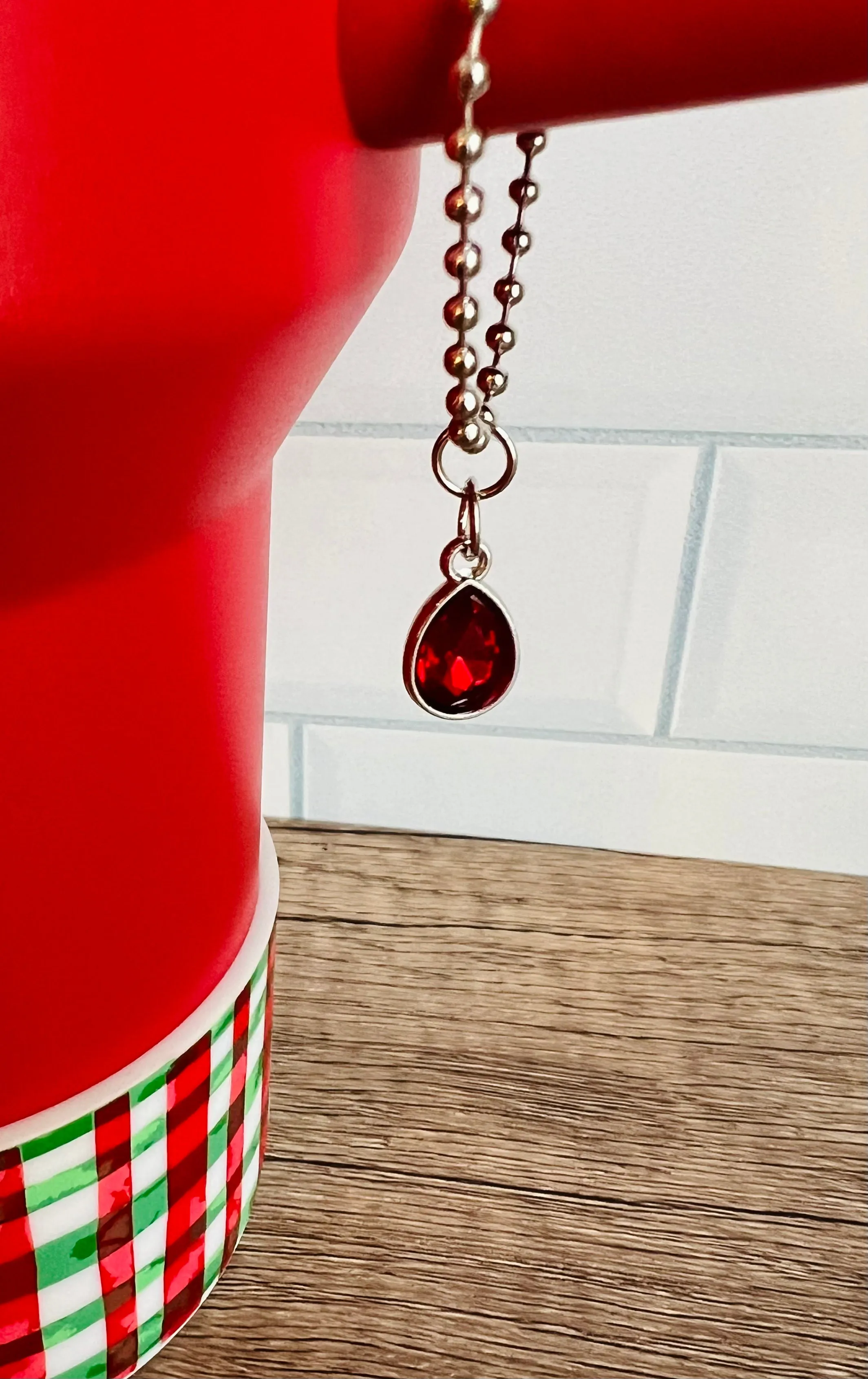 Teardrop Tumbler Handle Charm