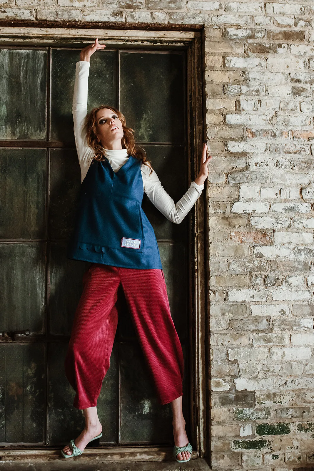 The "V" Utilitarian Chic Vest