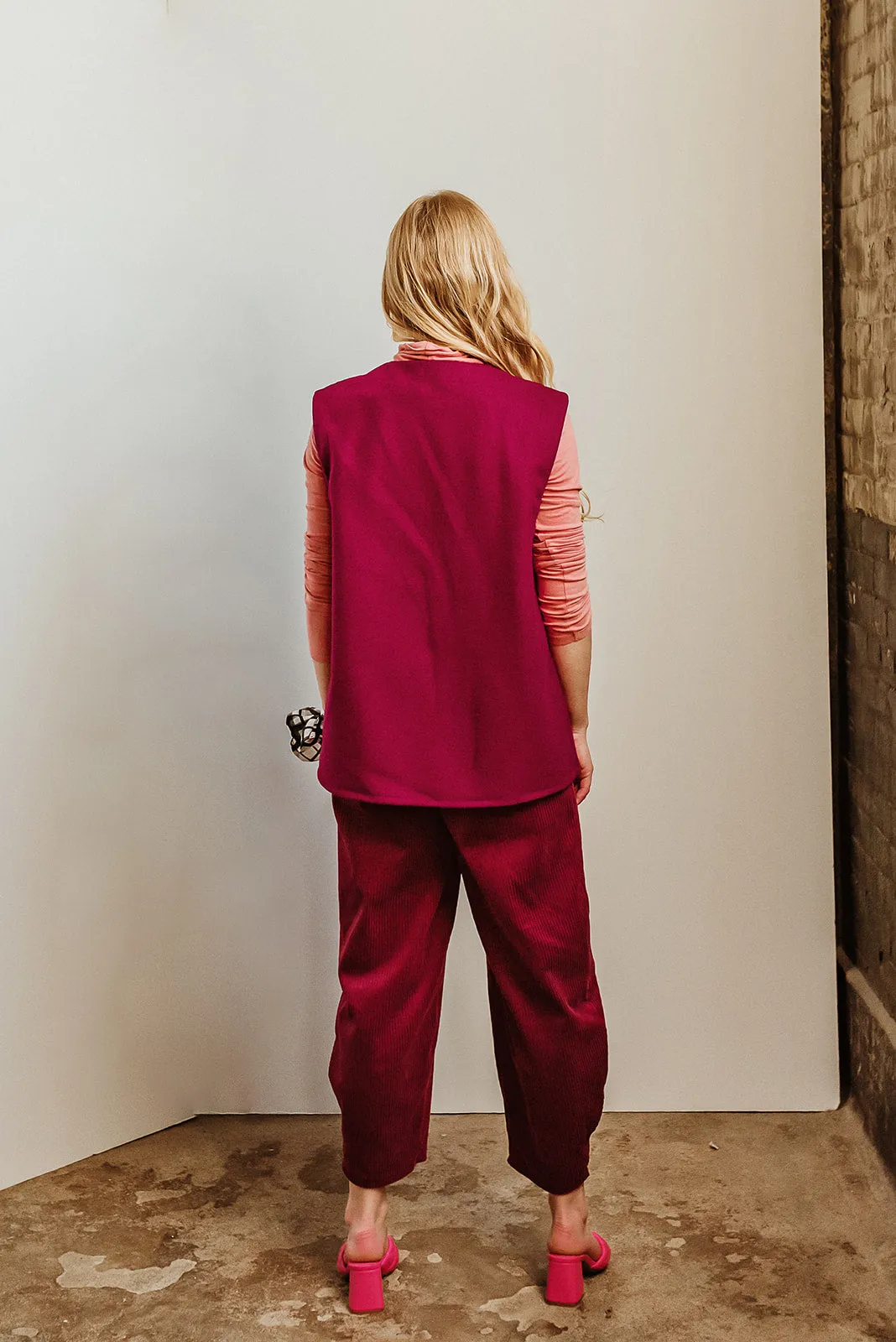 The "V" Utilitarian Chic Vest
