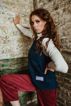 The "V" Utilitarian Chic Vest
