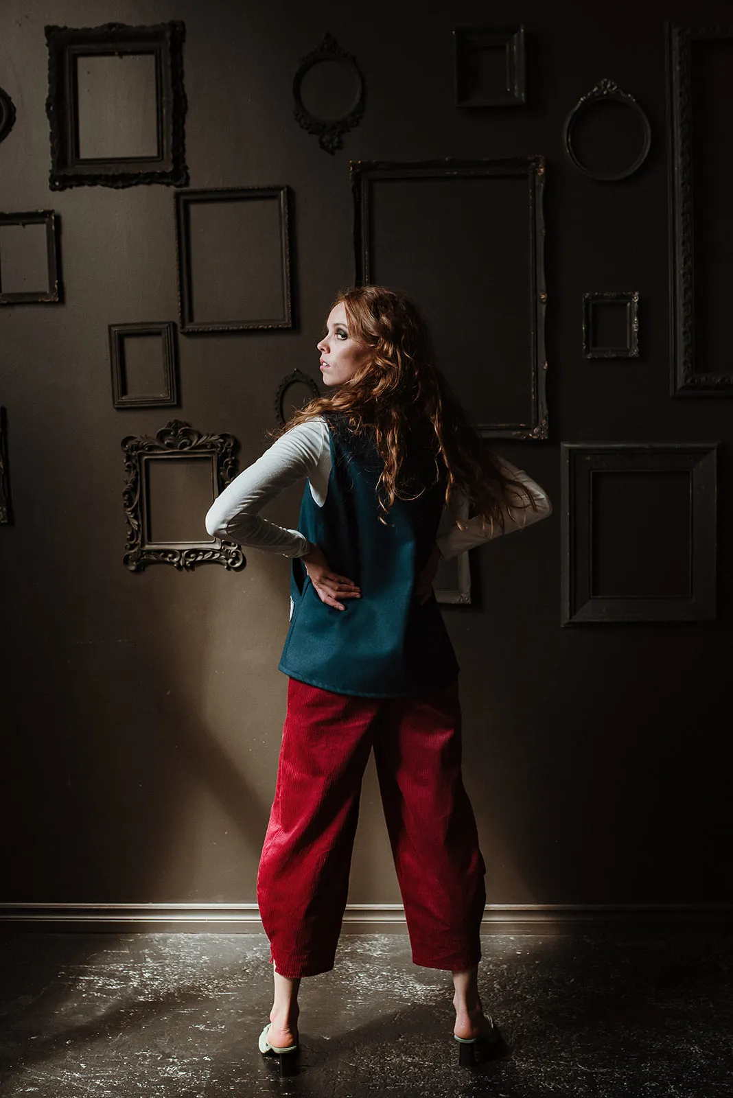 The "V" Utilitarian Chic Vest