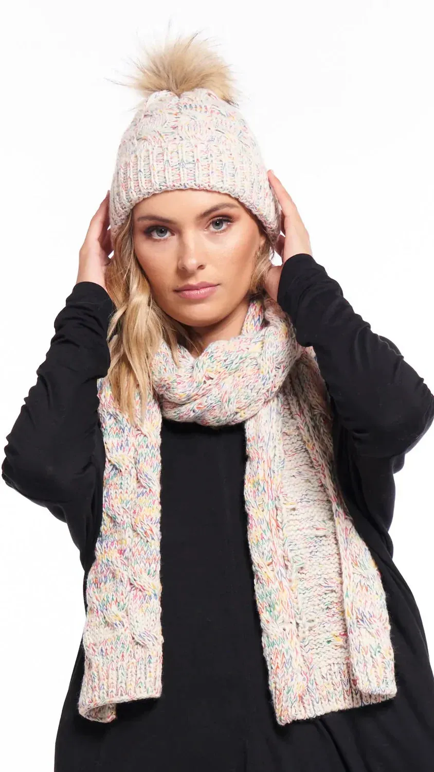 Thelma Scarf - Navy