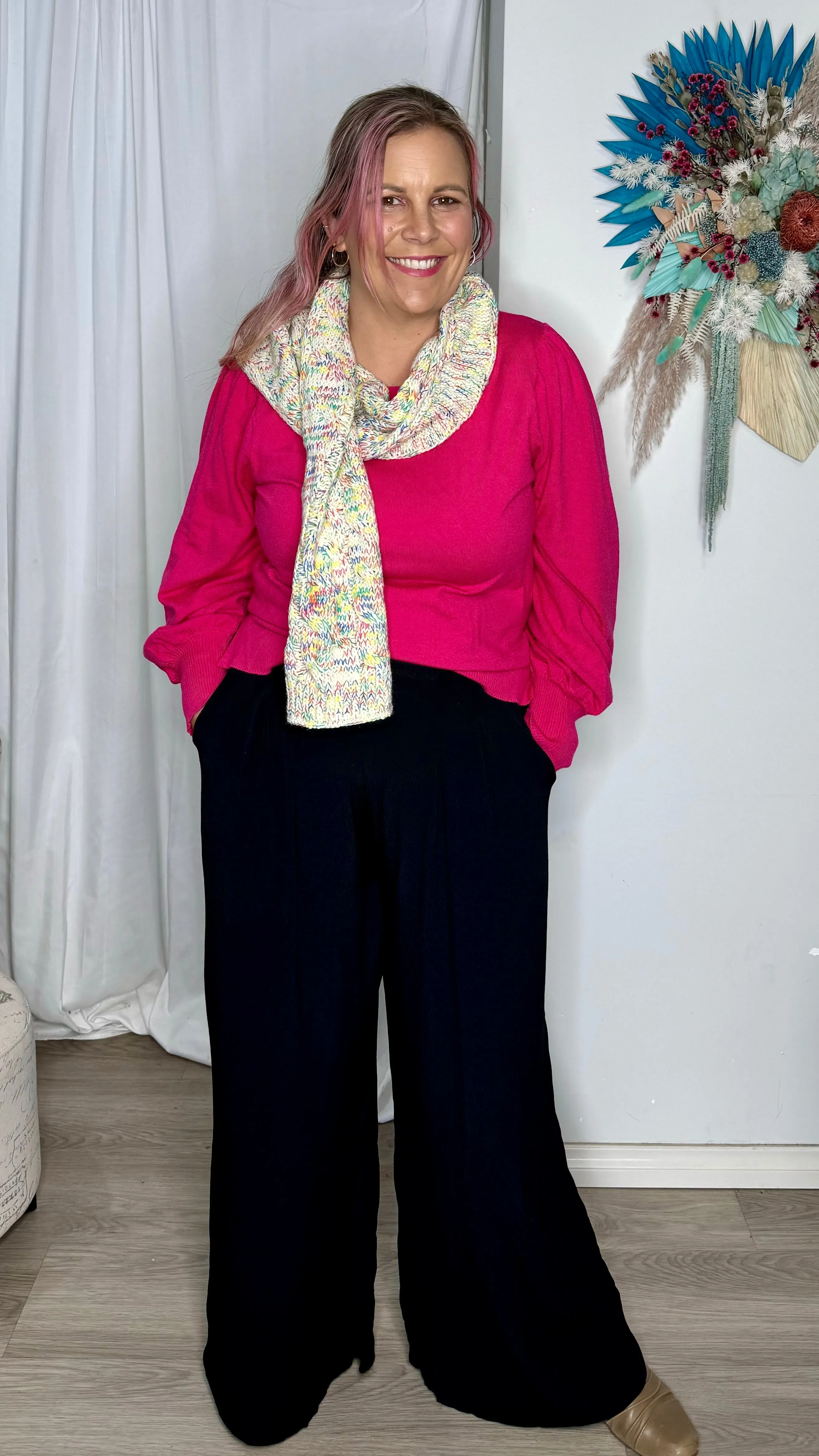 Thelma Scarf - Navy