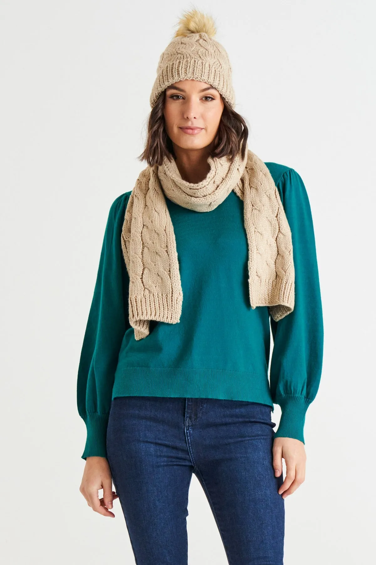Thelma Scarf - Navy